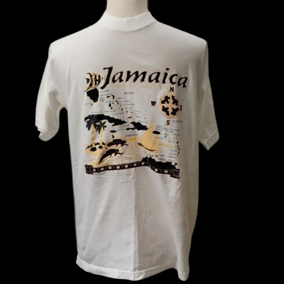 Super T's Other - Super T's White Jamaica Graphic T-Shirt